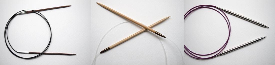 Circular needles with a flexible cable