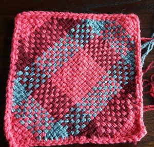 A crochet border