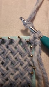 Yarn around the hook