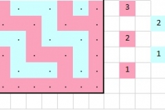 Pattern chart for row 2b (back)