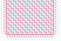 HAL CAL practice piece pattern chart full back
