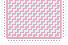 HAL CAL practice piece pattern chart full front
