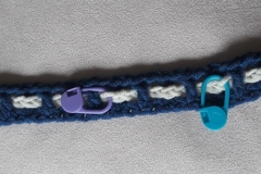 Hal Cal  practice piece row 1- color 2 woven through