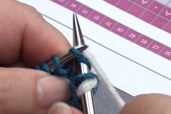 04 Row 2a 04 knit next 7 stitches