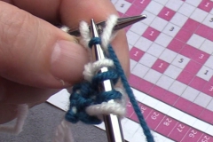 06 Row 3a 07 knit next stitch