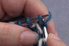 07 Row 3b 08 knit the first